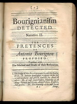 Bourignianism Detected: or the Delusions and Errors of Antonia Bourignon, and her Growing Sect. W...