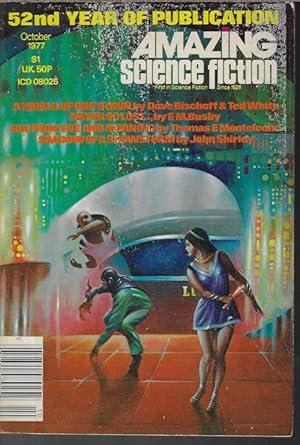 Bild des Verkufers fr AMAZING Science Fiction: October, Oct. 1977 zum Verkauf von Books from the Crypt