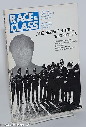 Imagen del vendedor de Race & Class: A journal for Black and third world liberation. Vol. 20, No. 3, Winter 1979 a la venta por Bolerium Books Inc.
