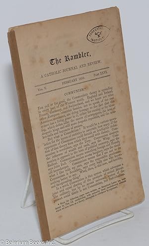 The Rambler, a Catholic journal and review, vol. V, Part XXVI (February 1850)