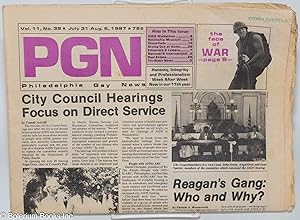 Seller image for PGN: Philadelphia Gay News; vol. 11, #39, July 31 - Aug. 5, 1987: Reagan's Gang: Who & Why for sale by Bolerium Books Inc.