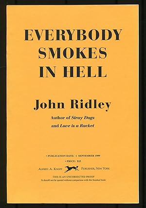 Bild des Verkufers fr Everybody Smokes in Hell zum Verkauf von Between the Covers-Rare Books, Inc. ABAA
