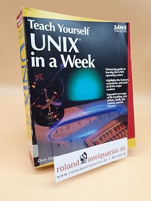 Teach Yourself Unix in a Week