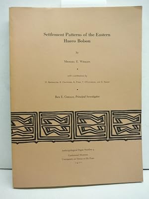 Settlement Patterns of the Eastern Hueco Bolson (El Paso Centennial Museum Publications in Anthro...