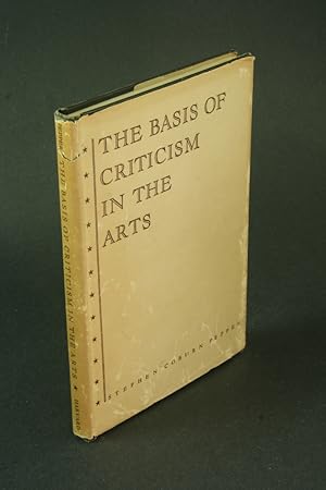 Immagine del venditore per The basis of criticism in the arts. venduto da Steven Wolfe Books