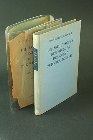 Bild des Verkufers fr Die sthetischen Beziehungen der Kunst zur Wirklichkeit. Mit einem einfhrenden Essay von Georg Lukacs. Deutsch von Ellen Zunk zum Verkauf von Steven Wolfe Books