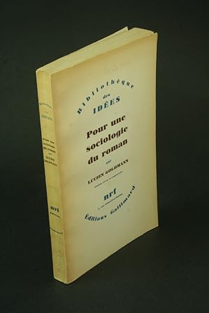 Seller image for Pour une sociologie du roman. for sale by Steven Wolfe Books
