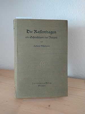 Die Rassenfragen im Schrifttum der Neuzeit. [Von Ludwig Schemann]. (= Die Rasse in den Geisteswis...