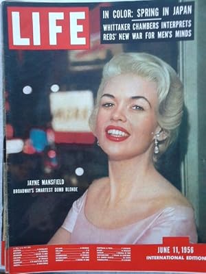 Life International MagazineJune 11,1956. Jane Mansfield.