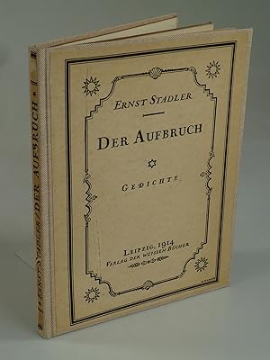 Bild des Verkufers fr Der Aufbruch. zum Verkauf von Antiquariat Dorner