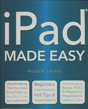 Imagen del vendedor de Ipad made easy - Roger Laing a la venta por Book Hmisphres