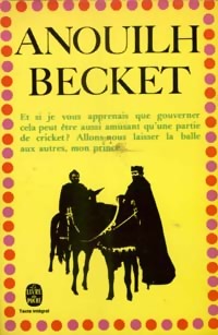 Seller image for Becket ou l'honneur de Dieu - Jean Anouilh for sale by Book Hmisphres