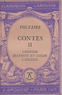 Seller image for Contes Tome II : Candide / Jeannot et Colin / L'ing?nu (extraits) - Voltaire for sale by Book Hmisphres