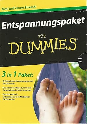 Imagen del vendedor de Entspannungspaket fr Dummies. Erfolgreiches Stressmanagement fr Dummies. Genieen Sie das Leben - ohne Druck und Sorgen. bers. aus dem Amerikan. von Marion Thomas. berarb. von Harriet Gehring. a la venta por Lewitz Antiquariat