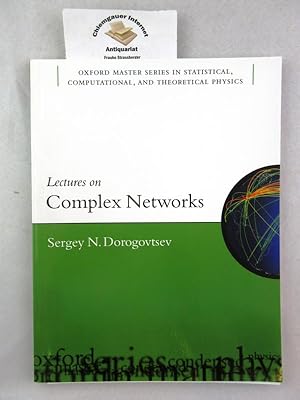 Imagen del vendedor de Lectures on Complex Networks. a la venta por Chiemgauer Internet Antiquariat GbR