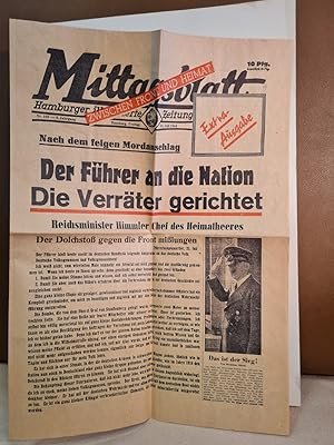 Mittagsblatt: Zwischen Front und Heimat - Hamburger illustrierte Zeitung Nr. 169, 6. Jahrgang vom...