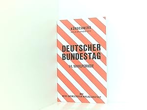 Bild des Verkufers fr Krschners Volkshandbuch Deutscher Bundestag, 14. Wahlperiode 1999 zum Verkauf von Book Broker