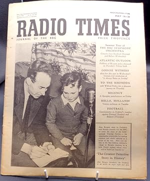 Radio Times. Week of May 14th- 20th. Pub May 12th 1950.