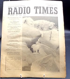 Radio Times. (North of England edition). Week of February 10th- 16th. Pub Feb 8th 1952.