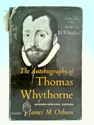 Seller image for The Autobiography of Thomas Whythorne for sale by World of Rare Books
