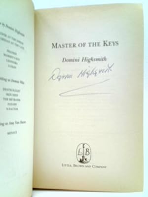 Seller image for Master of the Keys for sale by World of Rare Books