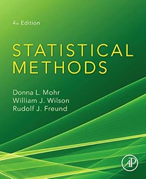 Immagine del venditore per Statistical Methods by Mohr, Donna L., Wilson, William J., Freund, Rudolf J. [Paperback ] venduto da booksXpress