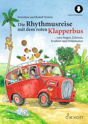 Bild des Verkufers fr Die Rhythmusreise mit dem roten Klapperbus zum Verkauf von moluna