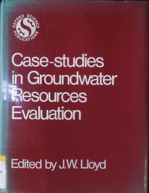 Bild des Verkufers fr Case Studies in Groundwater Resources Evaluation. zum Verkauf von Antiquariat Bookfarm