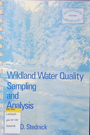Seller image for Wildland Water Quality Sampling and Analysis. for sale by Antiquariat Bookfarm