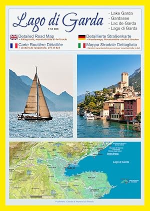 Bild des Verkufers fr Gardasee - Lago di Garda (Massstab 1:33.000) zum Verkauf von moluna