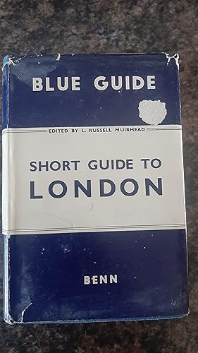 Bild des Verkufers fr Short Guide to London The Blue Guides zum Verkauf von Darby Jones