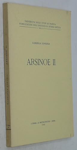 Image du vendeur pour Arsinoe II mis en vente par Powell's Bookstores Chicago, ABAA