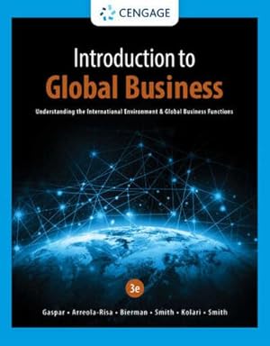 Bild des Verkufers fr Introduction to Global Business : Understanding the International Environment & Global Business zum Verkauf von AHA-BUCH GmbH