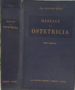 Bild des Verkufers fr Manuale di Ostetricia zum Verkauf von Biblioteca di Babele