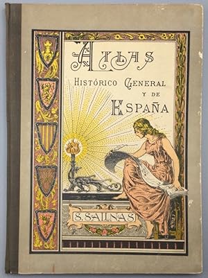 Imagen del vendedor de Atlas histrico general y de Espaa a la venta por Els llibres de la Vallrovira