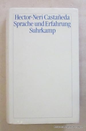 Immagine del venditore per Sprache und Erfahrung. Texte zu einer neuen Ontologie. Eingeleitet u. bersetzt von Helmut Pape. Frankfurt, Suhrkamp, 1982. 501 S. Or.-Lwd. (Rckenprgung leicht bereiben) mit Schutzumschlag; dieser mit leichten Gebrauchsspuren. (Theorie). (ISBN 3518564266). - Titel mit Besitzvermerk, zarte An- u. Unterstreichungen mit Bleistift. venduto da Jrgen Patzer