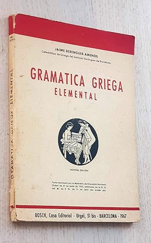 Imagen del vendedor de GRAMTICA GRIEGA ELEMENTAL a la venta por MINTAKA Libros