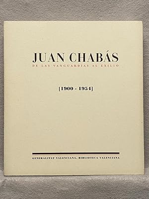 Bild des Verkufers fr JUAN CHABS. De las vanguardias al exilio (1900 - 1954). zum Verkauf von Auca Llibres Antics / Yara Prez Jorques