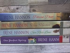 Seller image for 4 Irene Hannon Romance Novels (Hope Harbor, Sea Rose Lane, Pelican point, One Perfect Spring) for sale by Archives Books inc.