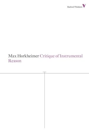 Seller image for Critique of Instrumental Reason for sale by GreatBookPricesUK