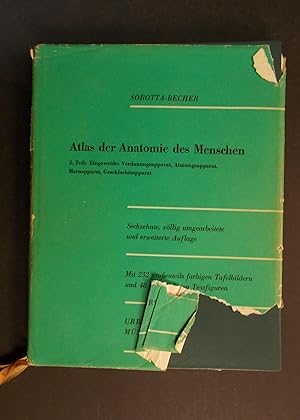 Seller image for Atlas der Anatomie des Menschen. 2. Teil: Eingeweide, Verdauungsapparat, Atmungsapparat, Harnapparat, Geschlechtsapparat for sale by Antiquariat Strter