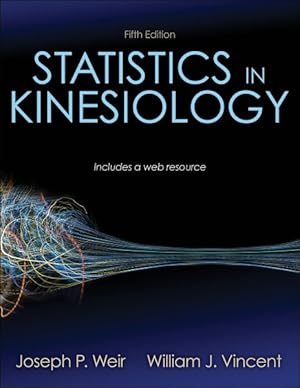 Imagen del vendedor de Statistics in Kinesiology a la venta por GreatBookPrices