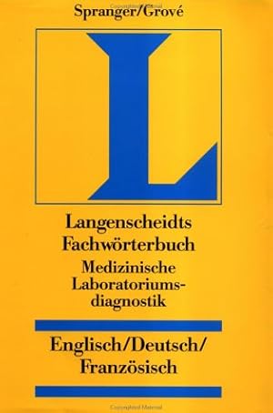 Bild des Verkufers fr Dictionary of Medical Laboratory Diagnostics: English-German-French zum Verkauf von WeBuyBooks