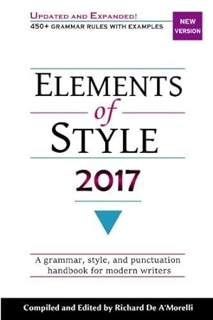 Bild des Verkufers fr Elements of Style 2017 zum Verkauf von WeBuyBooks