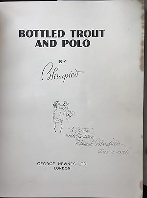 Bottled Trout and Polo Signed by artist/author Edmund Blampied