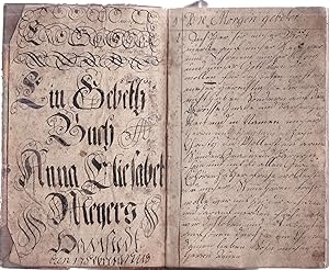 Ein Gebeth-Buch von Anna Lisibath Meyers. Manusprktift von 1786