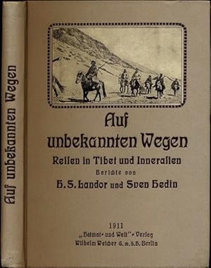 Seller image for Auf unbekannten Wegen. Reisen in Tibet und Innerasien, hrggb. von O. Janke. for sale by Versandantiquariat  Rainer Wlfel