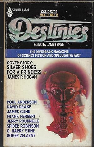 Seller image for DESTINIES: October, Oct. - December, Dec. 1979: The Paperback Magazine of Science Fiction and Speculative Fact, Vol. 1, No. 5 for sale by Books from the Crypt