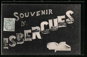 Image du vendeur pour Carte postale Isbergues, Ansichten aus dem Ort du lieu insres dans la typographie vom Ortsnamen mis en vente par Bartko-Reher