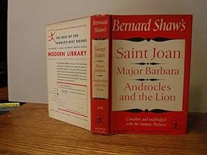 Bernard Shaw's Saint Joan - Major Barbara - Androcles and the Lion